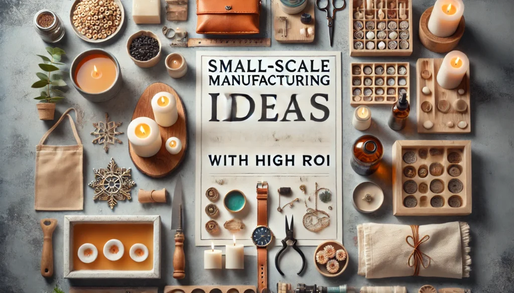 Small-Scale Manufacturing Ideas with High ROI
